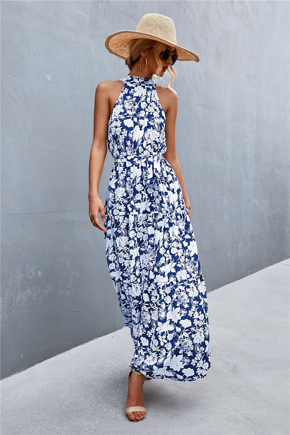 Scarlett Tie Waist Maxi Dress