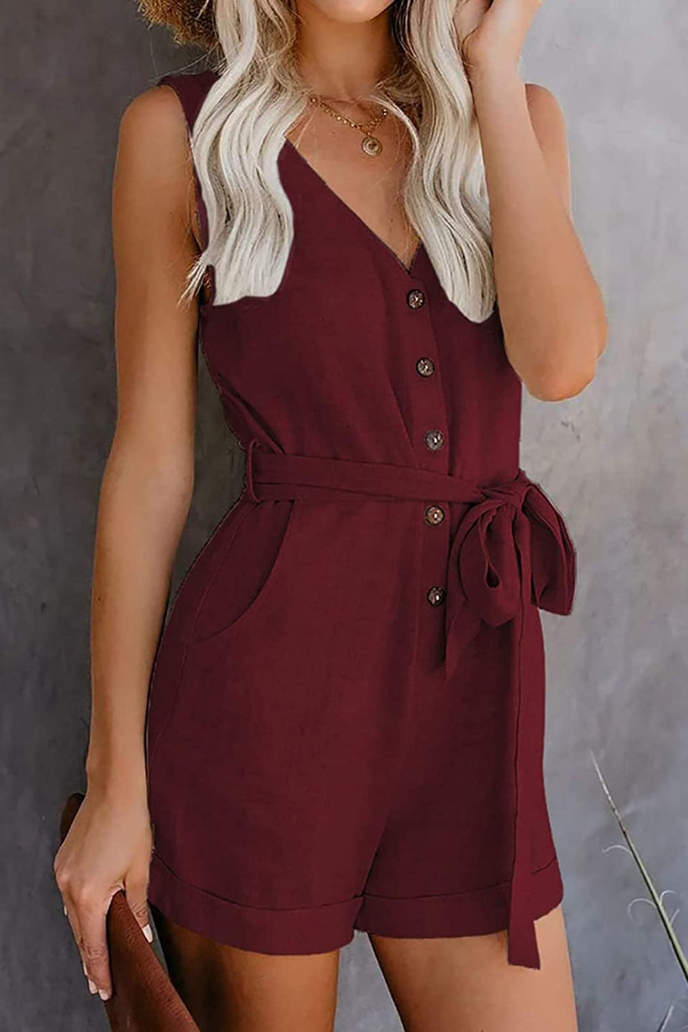 Wanda Romper with Pockets