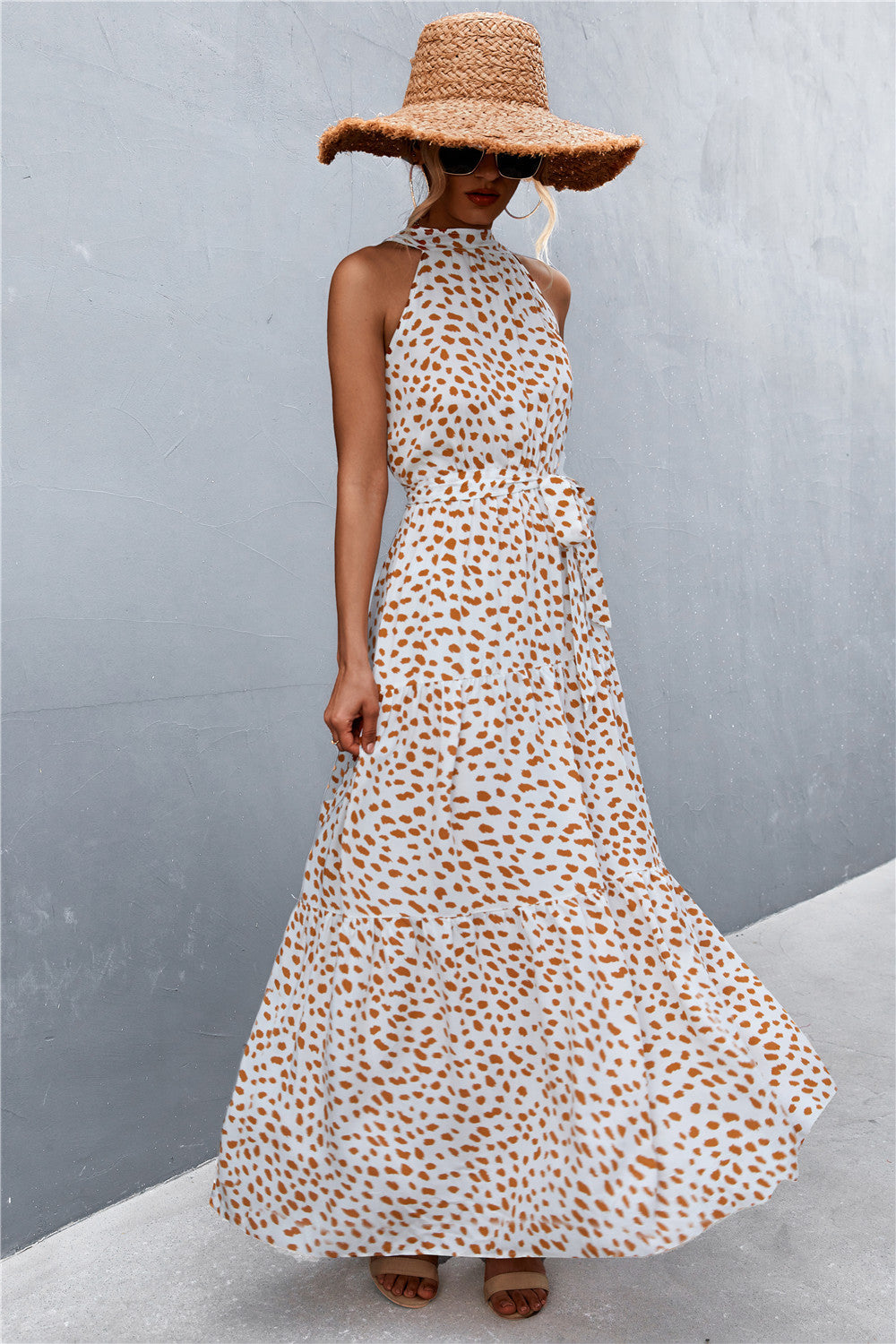 Scarlett Tie Waist Maxi Dress