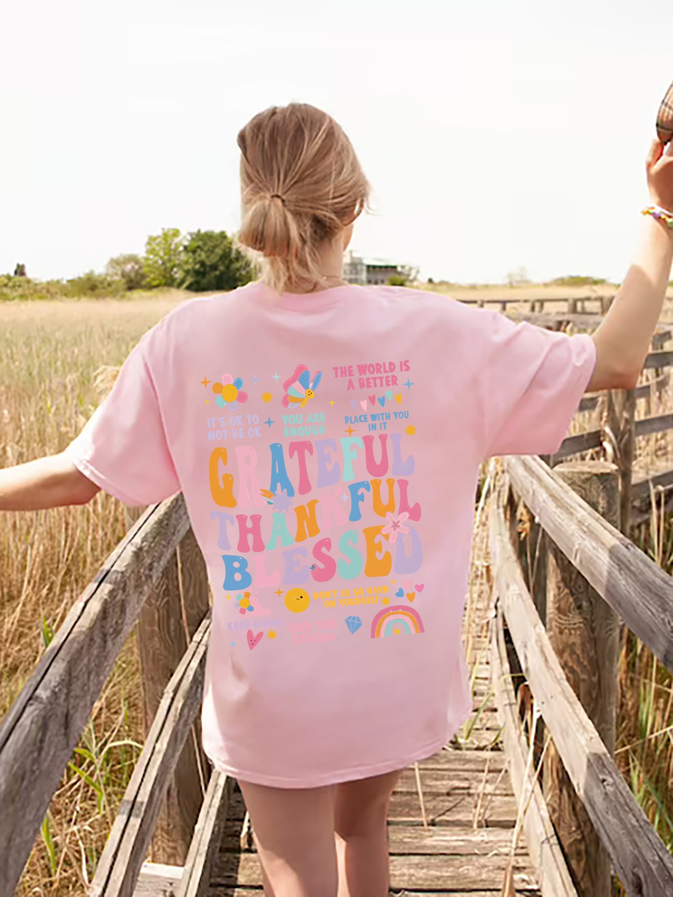 Grateful + Blessed Tee