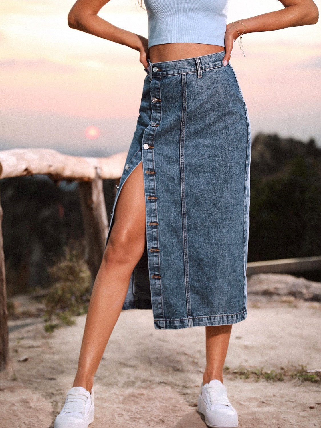 Dina Denim Skirt