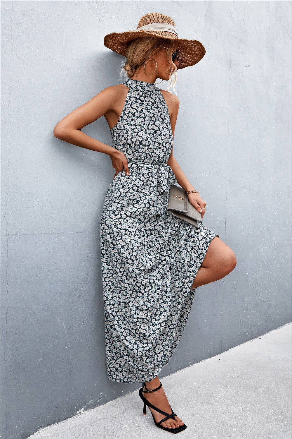 Scarlett Tie Waist Maxi Dress
