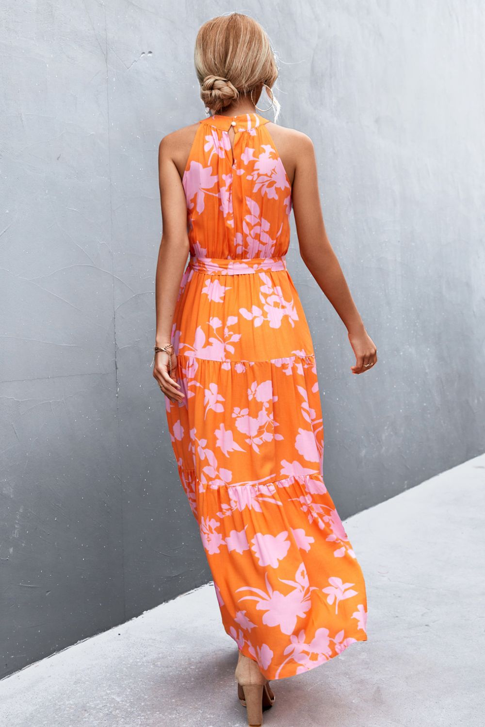 Scarlett Tie Waist Maxi Dress