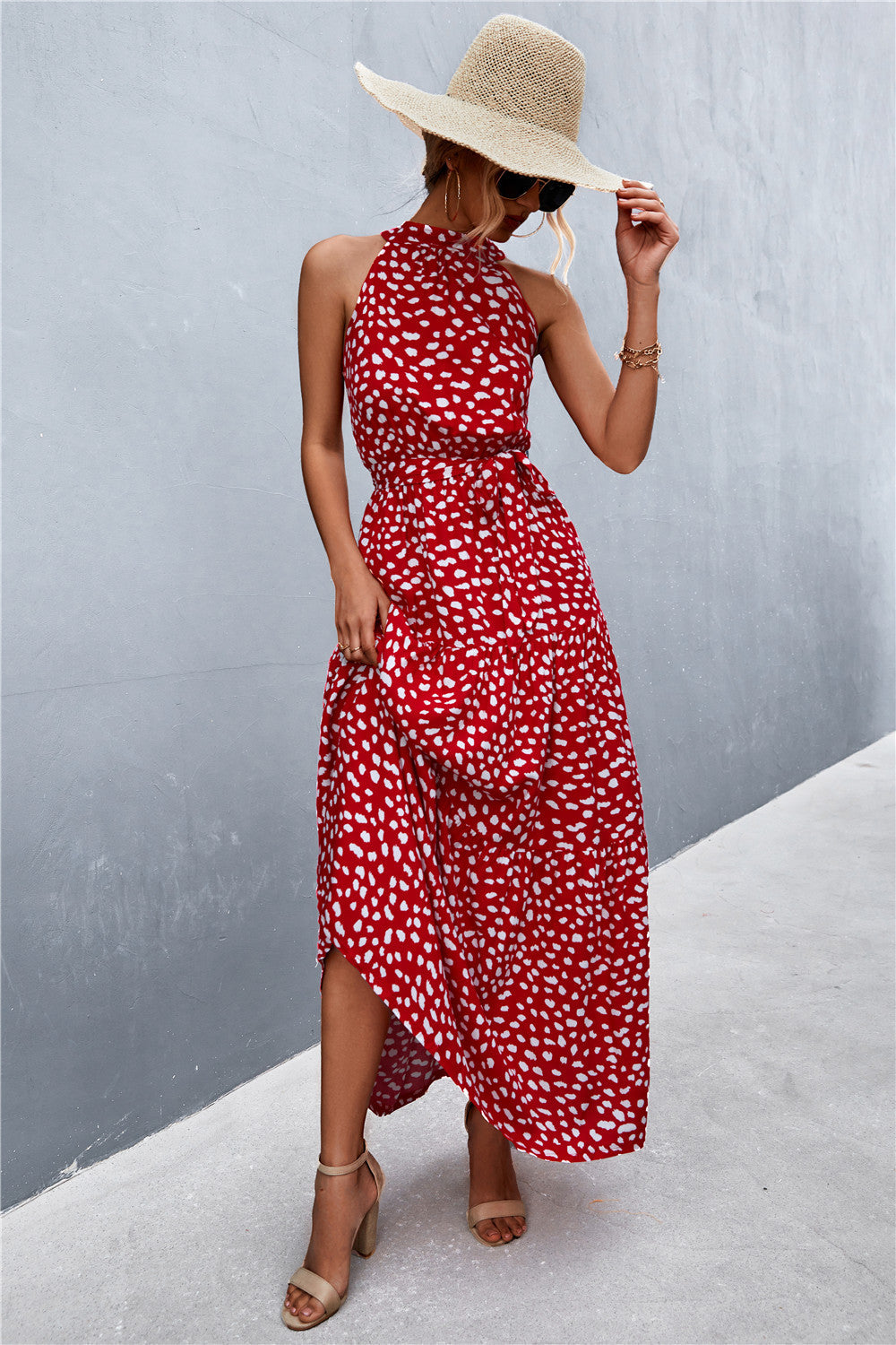 Scarlett Tie Waist Maxi Dress