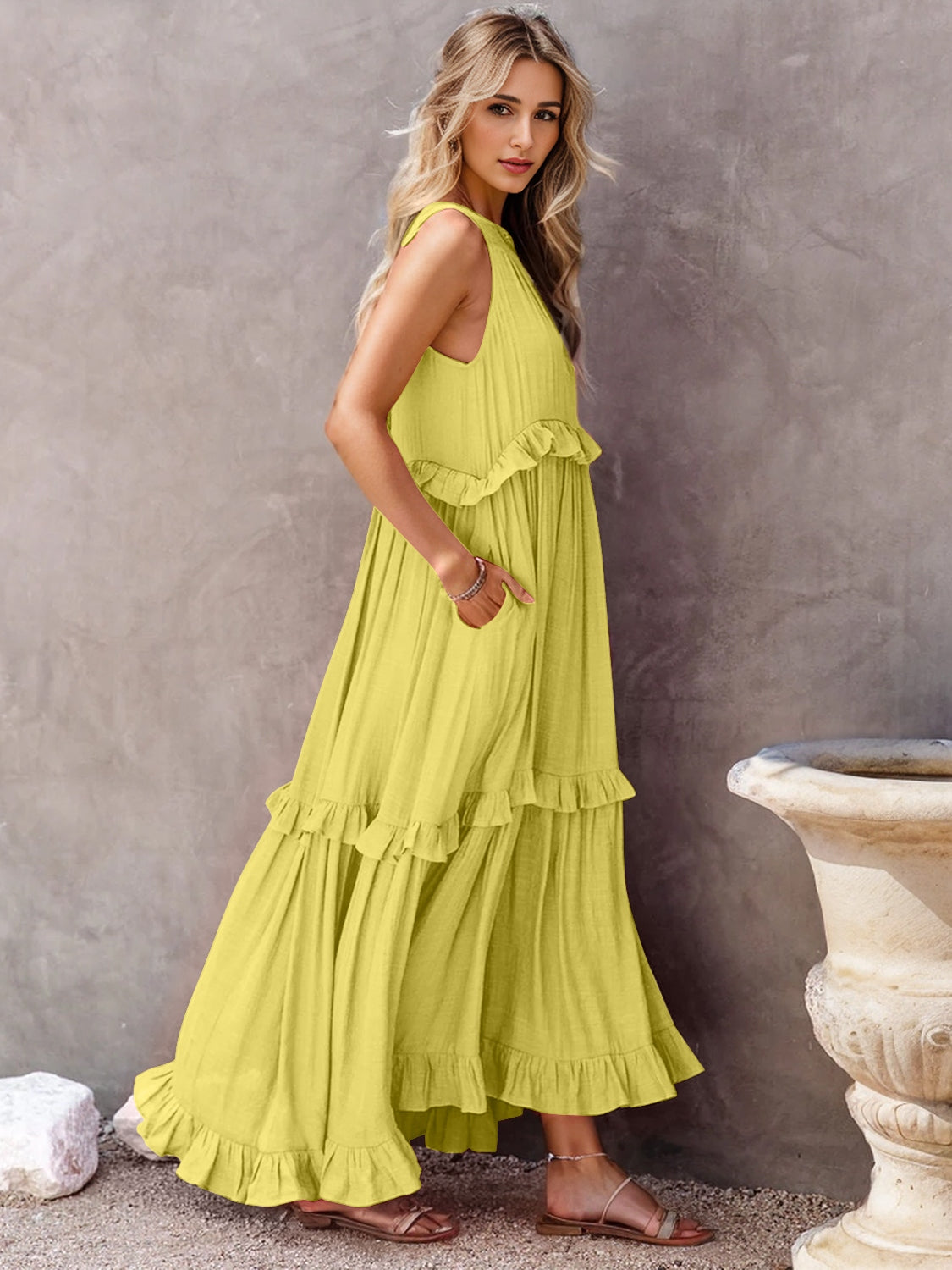 DeeDee Maxi Dress with Pockets