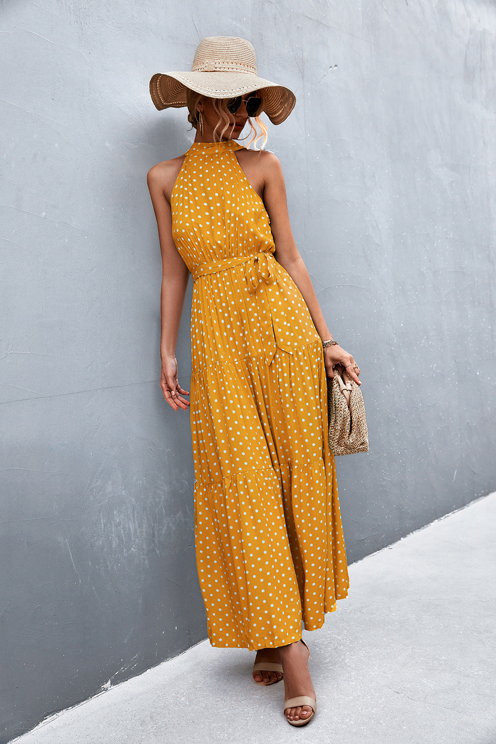 Scarlett Tie Waist Maxi Dress