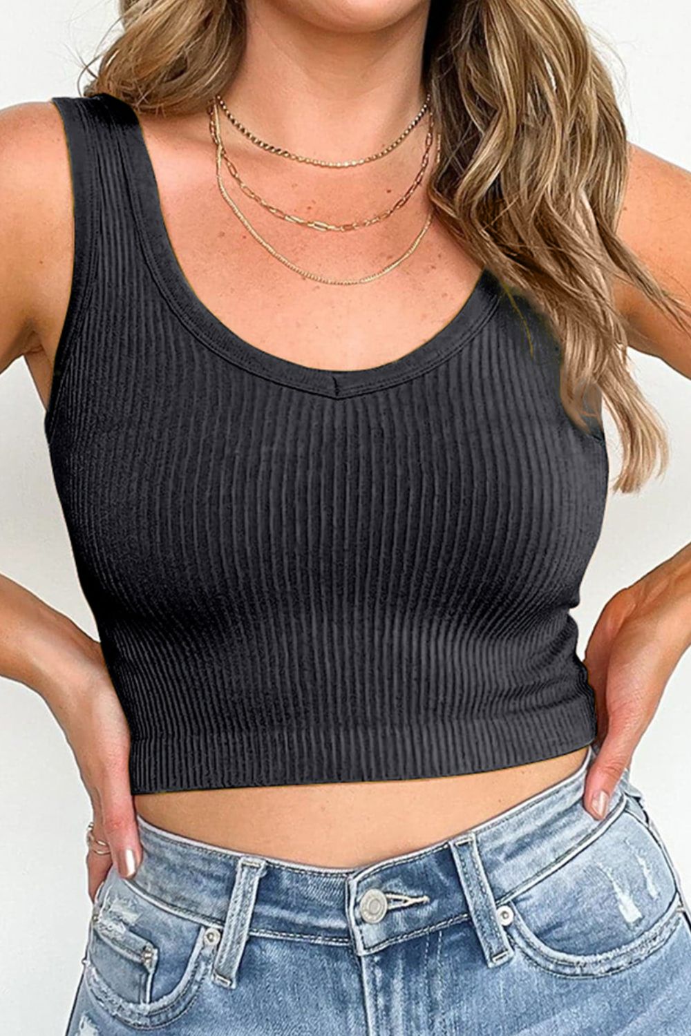 Monica Wide Strap Tank