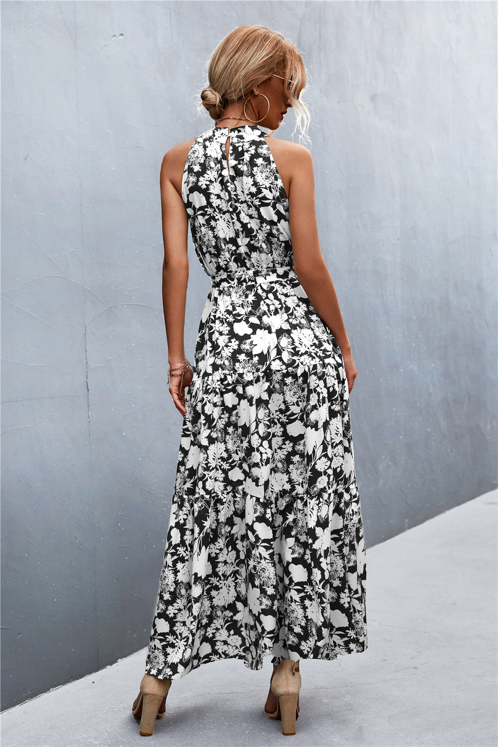 Scarlett Tie Waist Maxi Dress