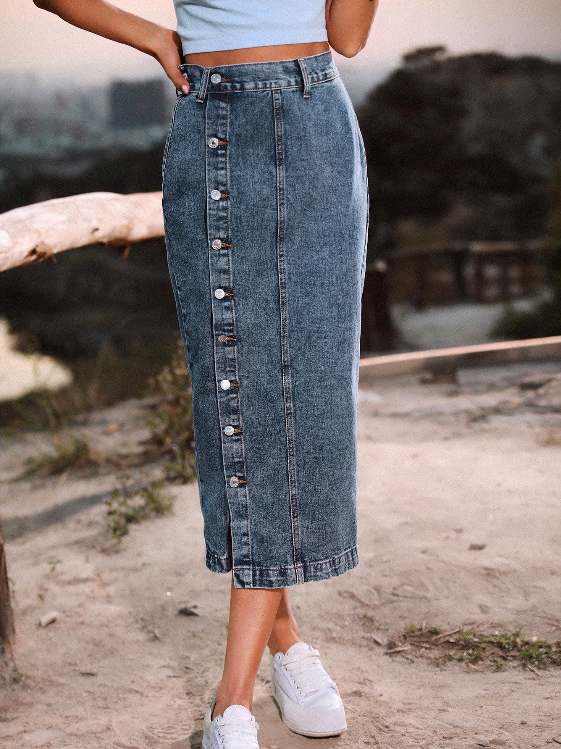 Dina Denim Skirt