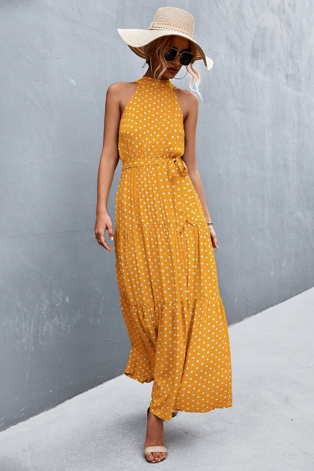 Scarlett Tie Waist Maxi Dress