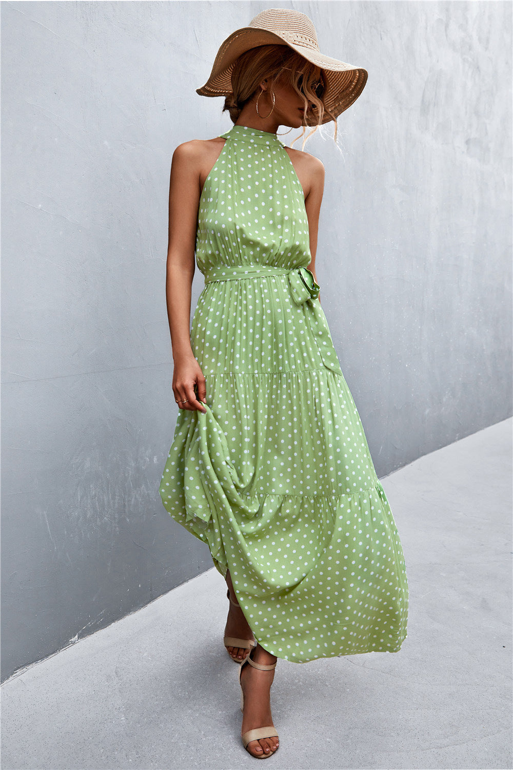 Scarlett Tie Waist Maxi Dress