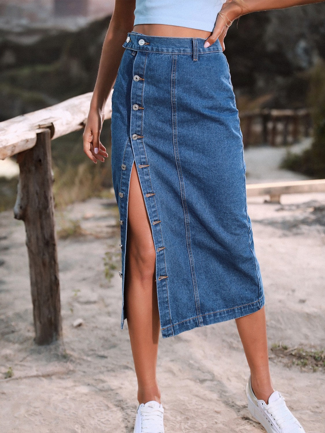 Dina Denim Skirt