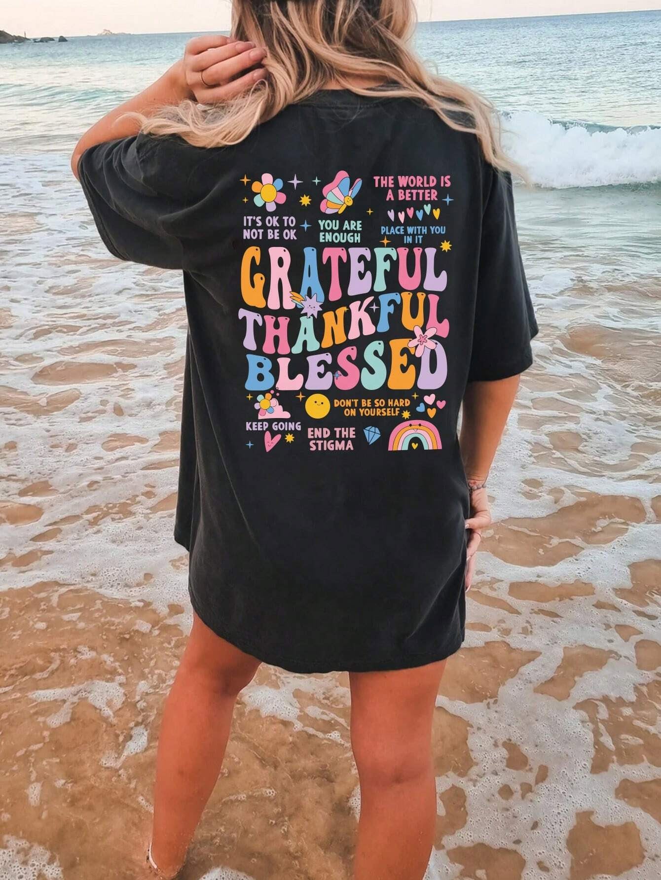 Grateful + Blessed Tee