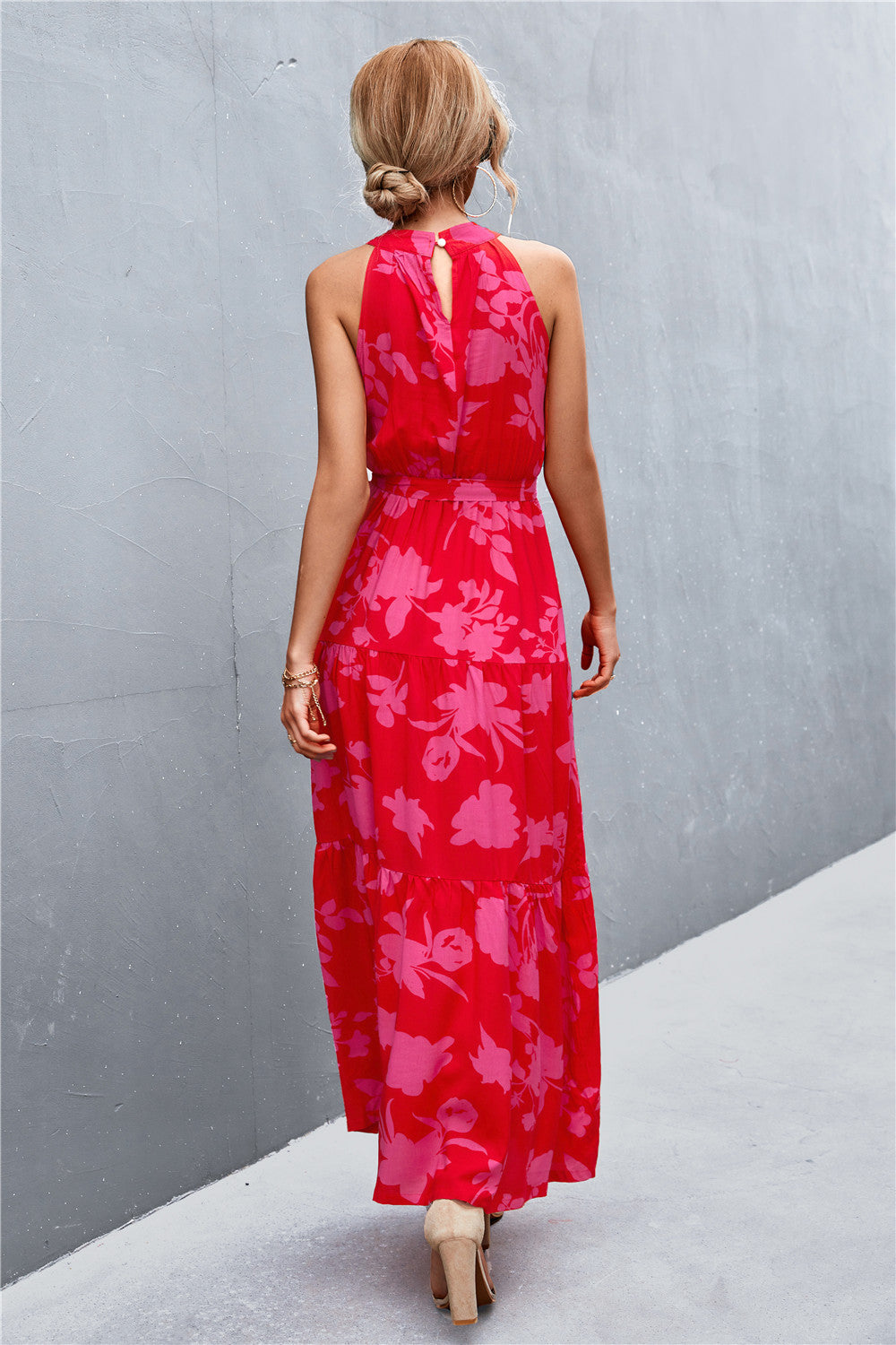 Scarlett Tie Waist Maxi Dress