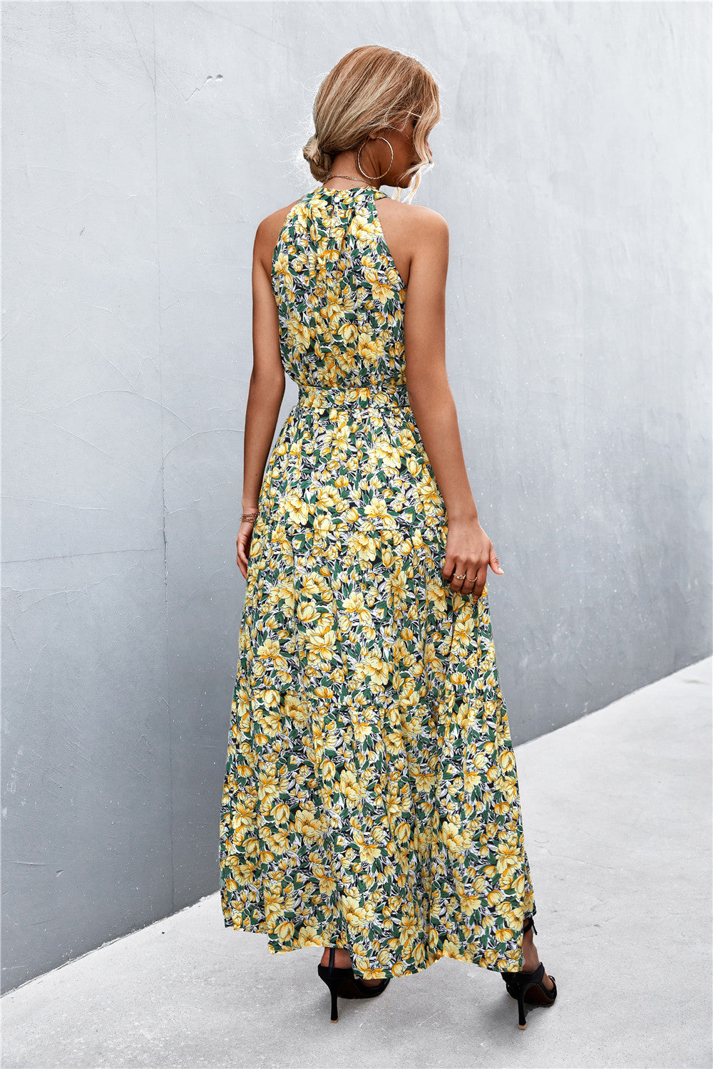 Scarlett Tie Waist Maxi Dress