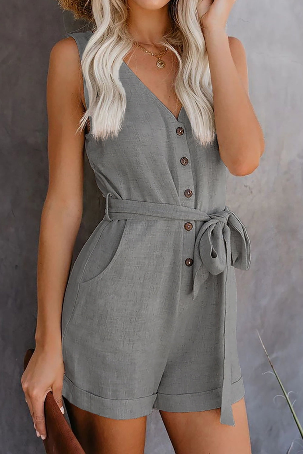 Wanda Romper with Pockets