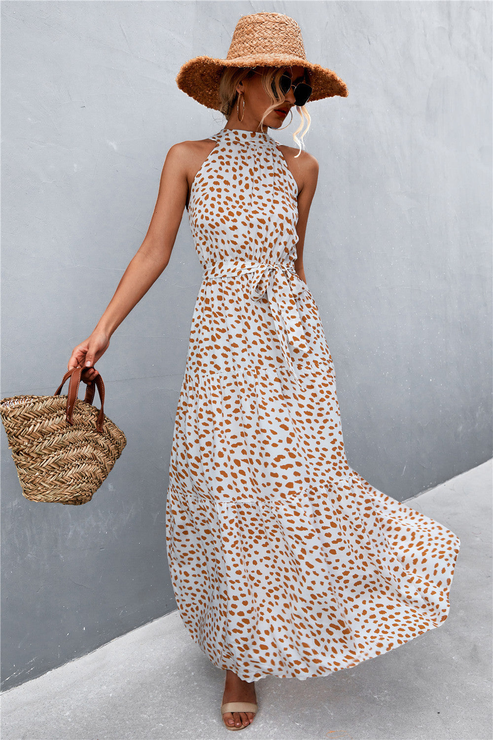 Scarlett Tie Waist Maxi Dress
