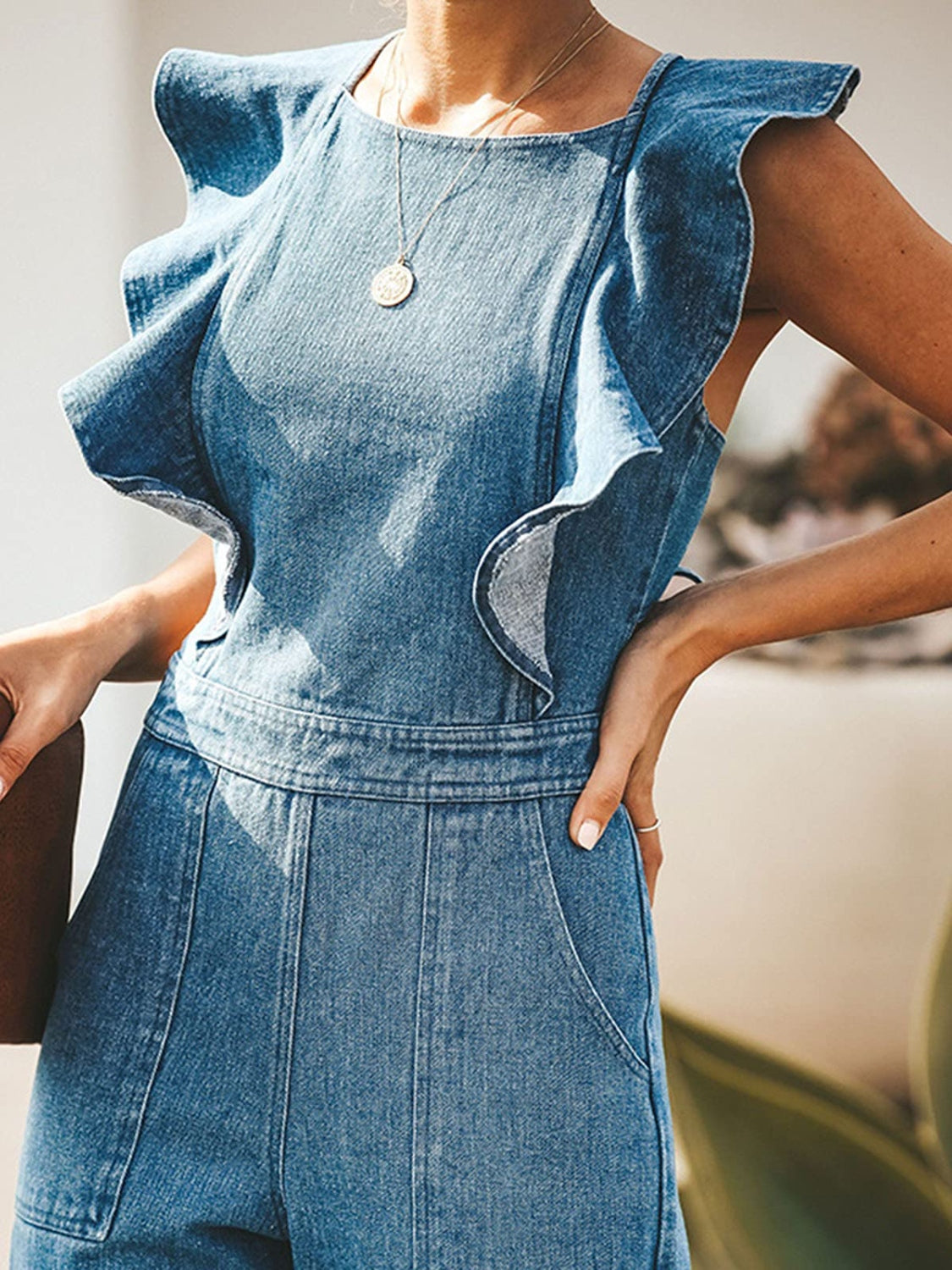 Anna Denim Jumpsuit