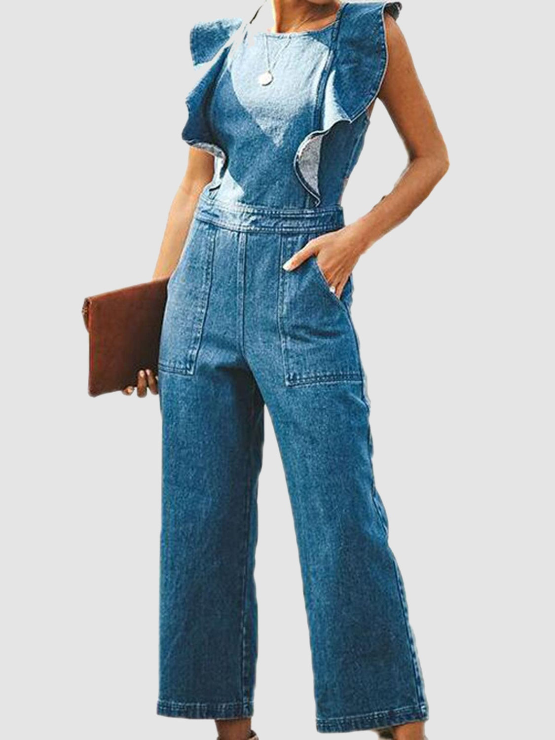 Anna Denim Jumpsuit