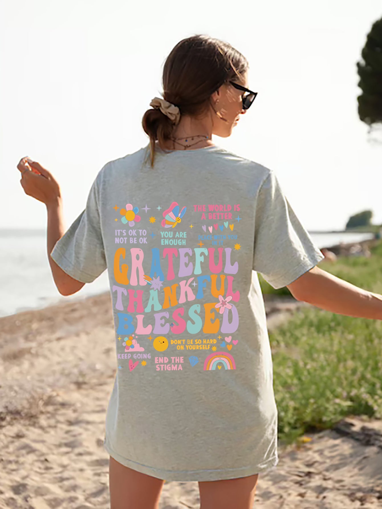 Grateful + Blessed Tee