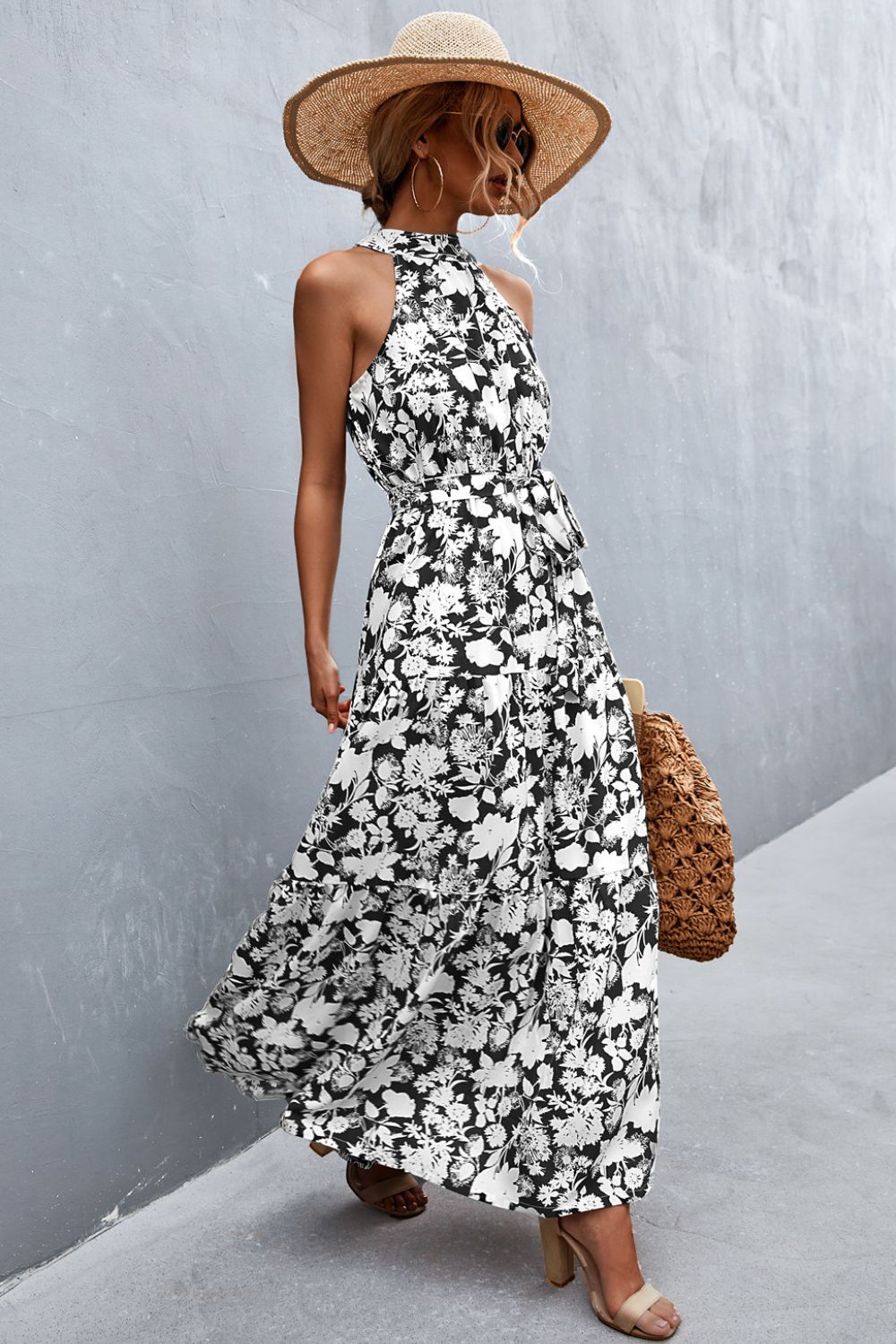 Scarlett Tie Waist Maxi Dress