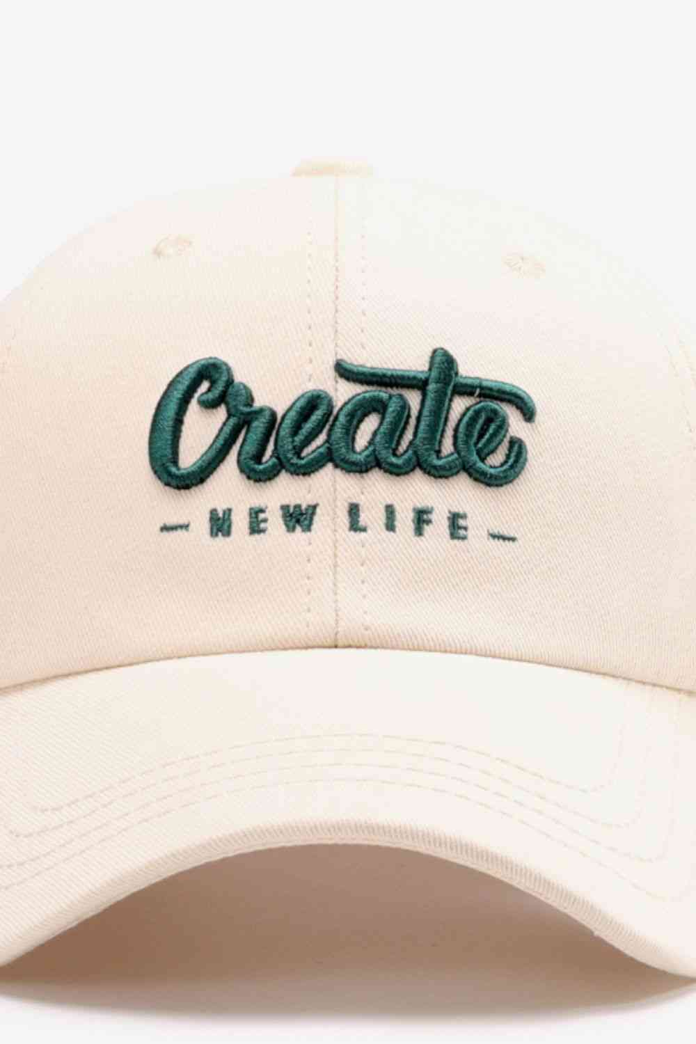 Create Baseball Cap