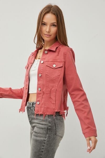 Vivien Cropped Denim Jacket