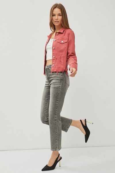 Vivien Cropped Denim Jacket