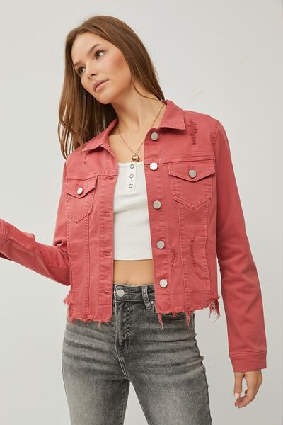 Vivien Cropped Denim Jacket