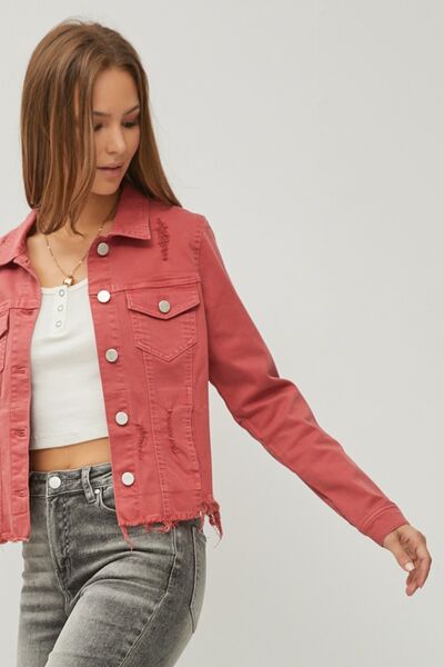 Vivien Cropped Denim Jacket