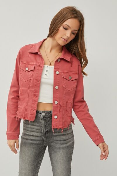 Vivien Cropped Denim Jacket